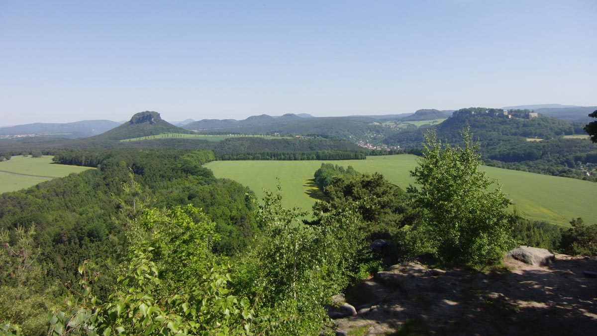 Felsen im Basteigebiet